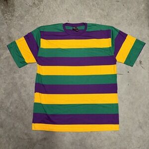 Y2K Kaplin Mardi Gras Colorway Big and Tall Shirt Size 2X